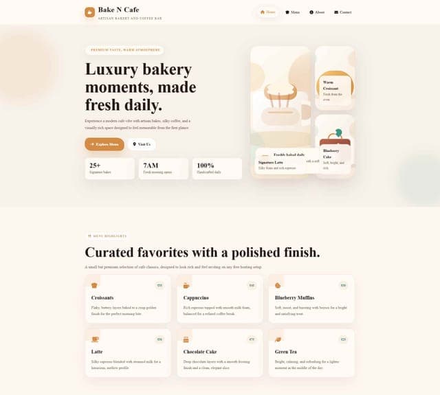 Bakery Project Demo