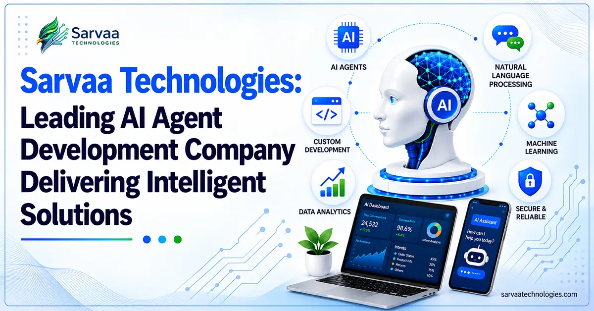 Sarvaa Technologies: Leading AI Agent Development Company Delivering Intelligent Solutions